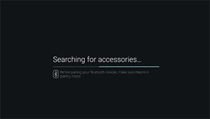 Searching for accessories screen